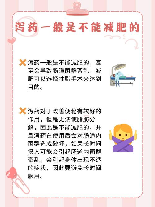 服用泻药减肥时有哪些潜在风险和注意事项需要特别注意？