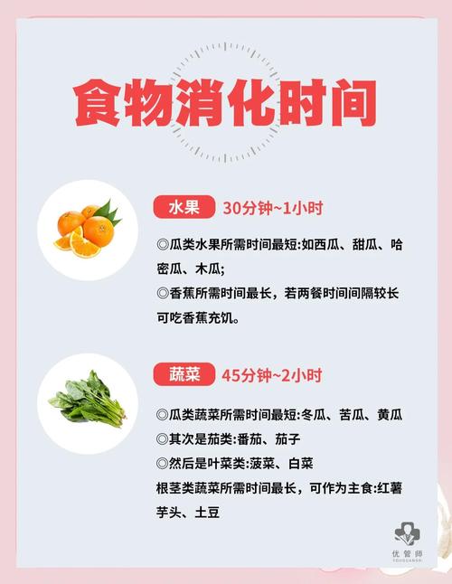 人体消化不同食物需要多长时间？