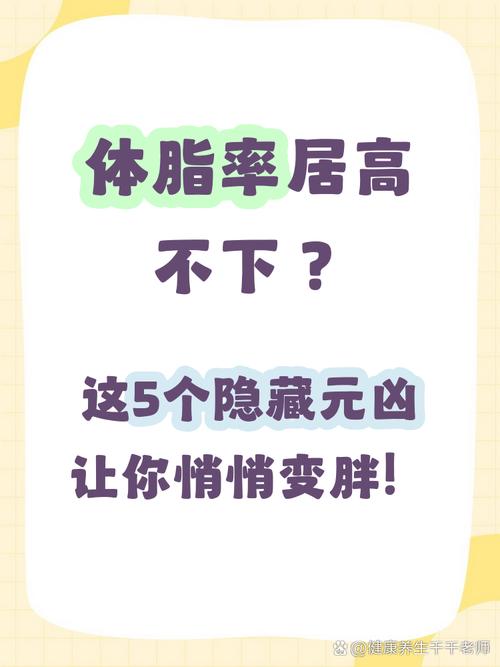 为什么我的体脂率会这么高？是不是因为饮食、运动和睡眠这三个方面出了问题？