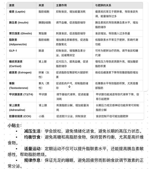 如何通过科学方法应对肥胖，针对六大激素的影响？