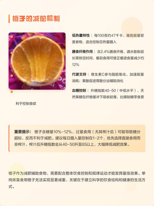 如何通过科学吃橙子达到健康减肥的效果？