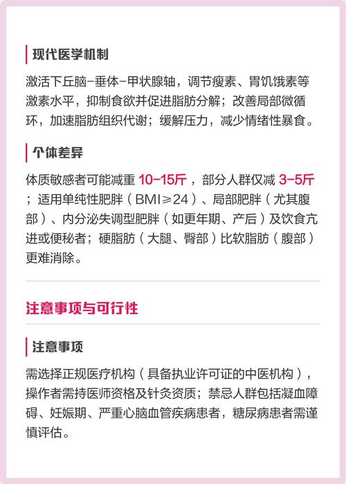 针灸减肥有哪些具体操作步骤和注意事项？