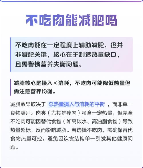 不吃肉减肥真的能成功吗？效果如何？
