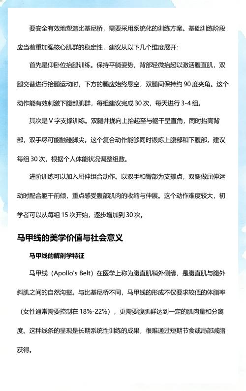 现在流行的比基尼桥是什么除了马甲线和人鱼线？