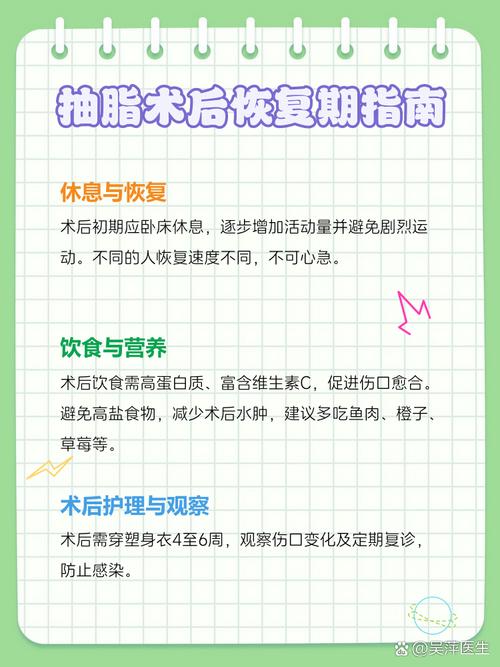 女友抽脂手术过程和恢复情况，有详细记录吗？