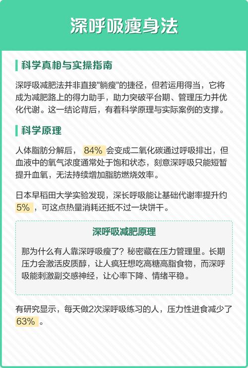 如何通过深呼吸轻松减肥，有效呼出体内多余脂肪？