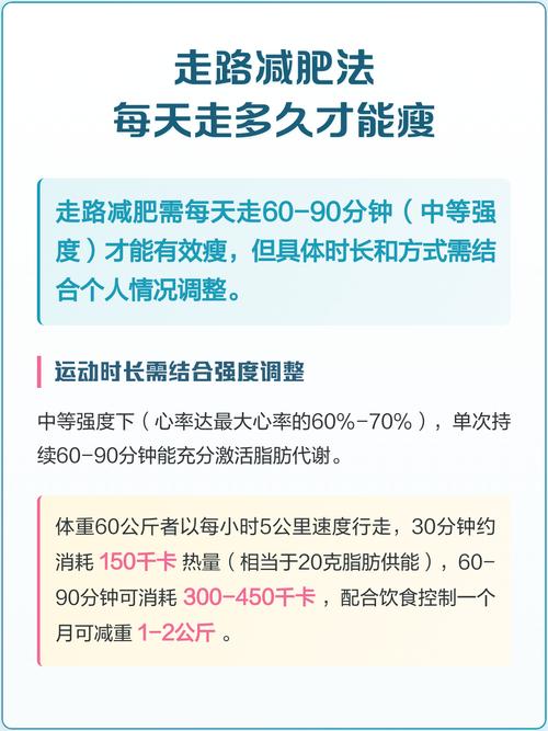 每天走多久才能有效实现走路减肥呢？