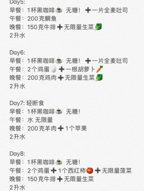 哥本哈根减肥法第13天食谱具体是什么？