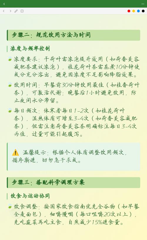荷叶茶减肥时有哪些注意事项需要注意？