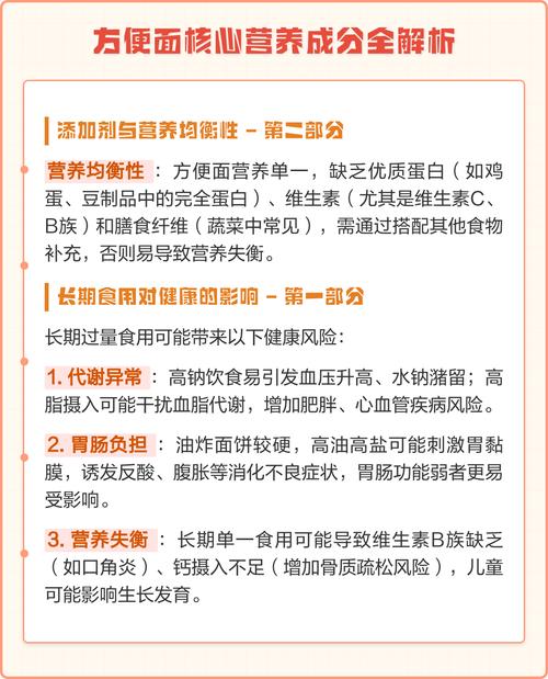 方便面如何实现营养均衡的深度解析？