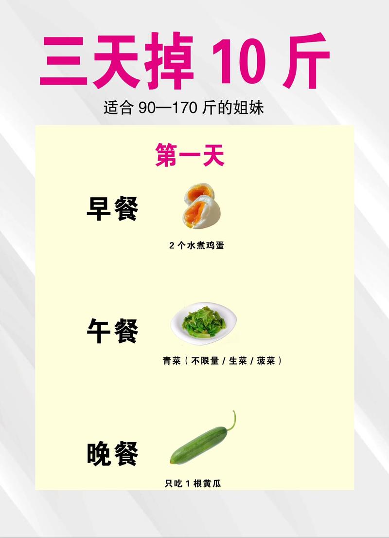 有哪些最有效的减肥方法可以快速减掉10斤？