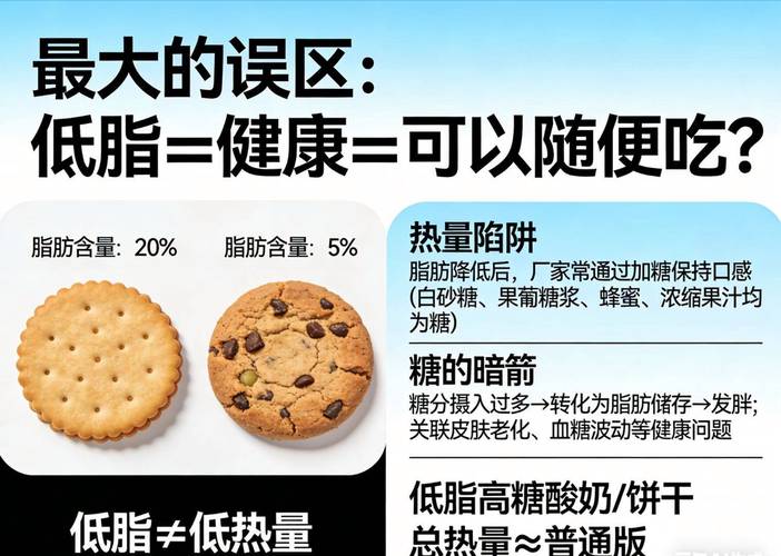 吃低脂食品却增重，是哪里出了问题？