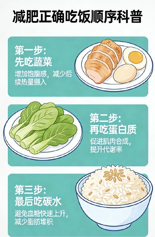 如何通过调整吃饭顺序来有效开启减肥的第一步？