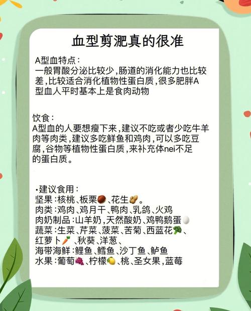 血型饮食瘦身法在日本流行，有没有适合A型血的朋友尝试过呢？