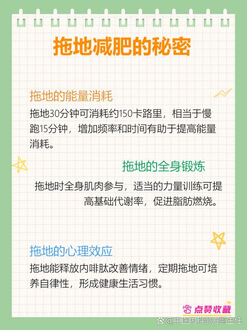 干家务能减肥吗？拖地是减肥效果最好的家务活吗？