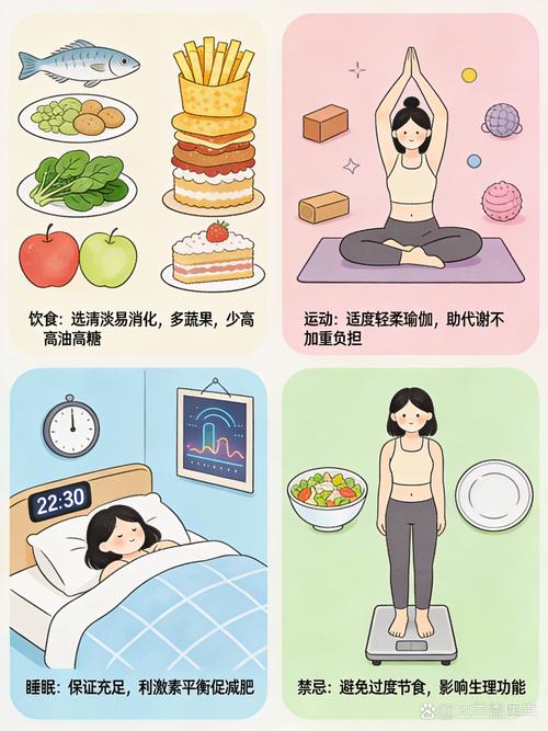 如何通过饮食、运动、睡眠和压力管理四种方法有效减轻腹部肥胖？