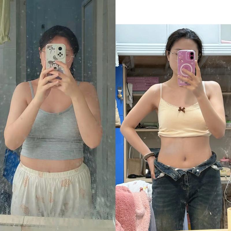 女子减重2斤后身材对比照，网友惊呼这是真的吗？