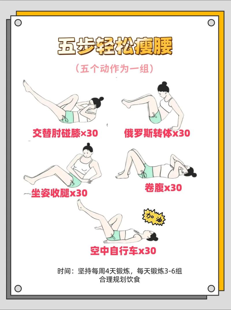 如何通过运动和饮食两大招，实现小蛮腰的目标呢？