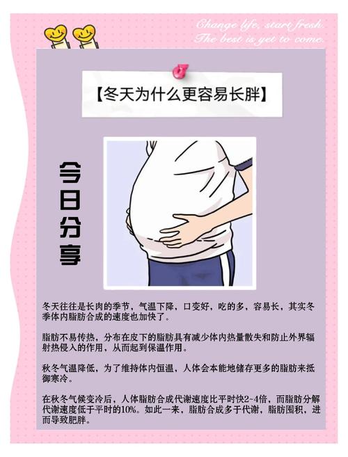 冬季来临前，有哪些注意事项嫩帮助我避免变胖呢？