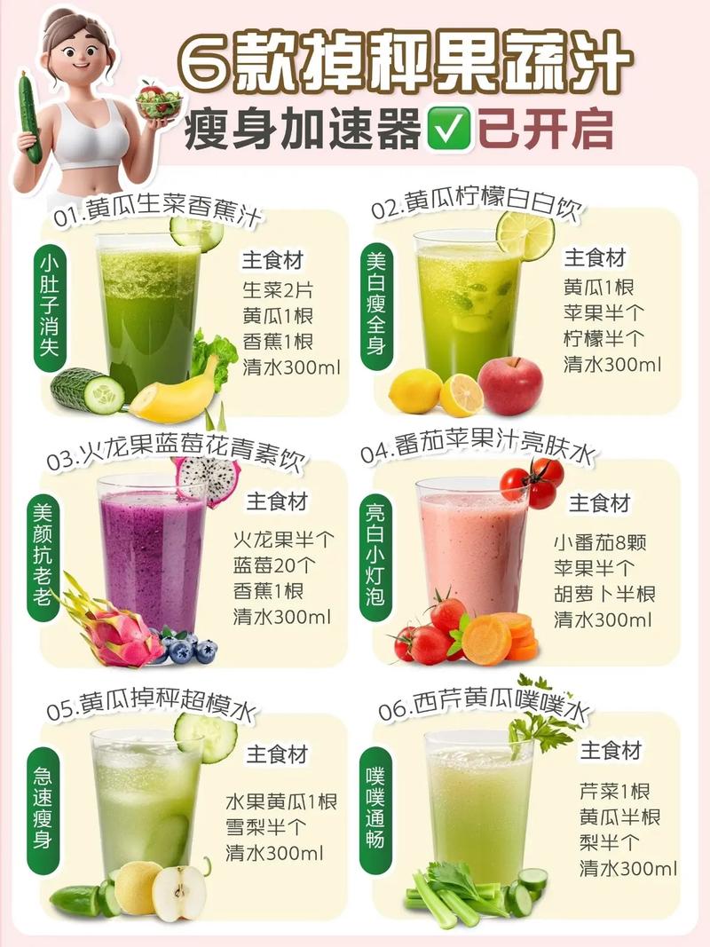 如何同过几个简单果汁美体小技巧有效塑形身材？