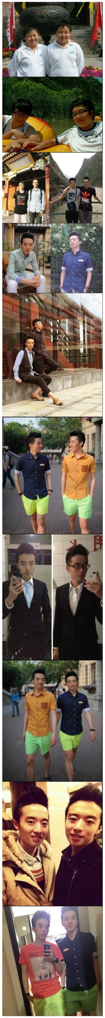 北大最帅双胞胎胖墩成功减肥逆袭成学霸男神，这是真的吗？
