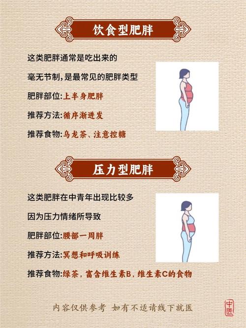 女性肥胖有哪些具体类型？