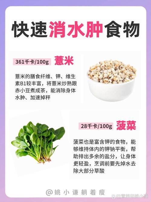水肿怎么办？哪些食物能帮我恢复好身材？