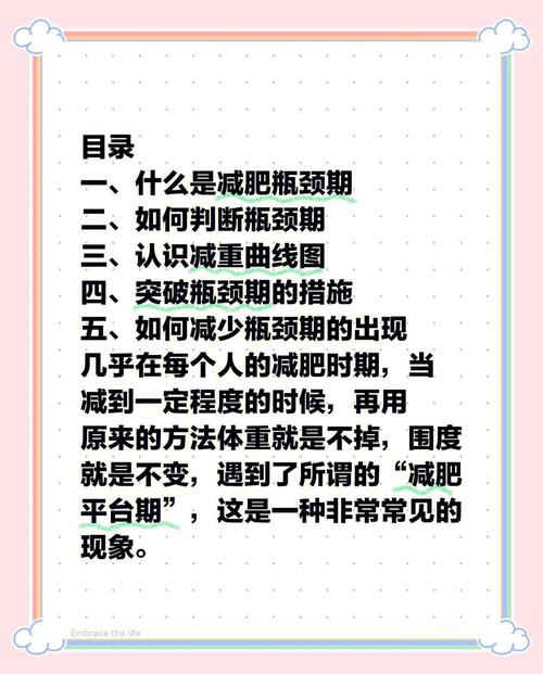 如何突破减肥瓶颈期，有效解决持续减重难题？