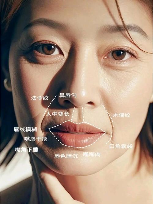 女性嘴角、眼角、手部等部位出现哪些特征可能标志着衰老？