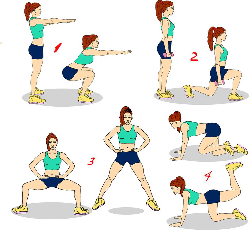 Q版健身操中，有哪些动作可依专门针对腰腹部进行练习呢？