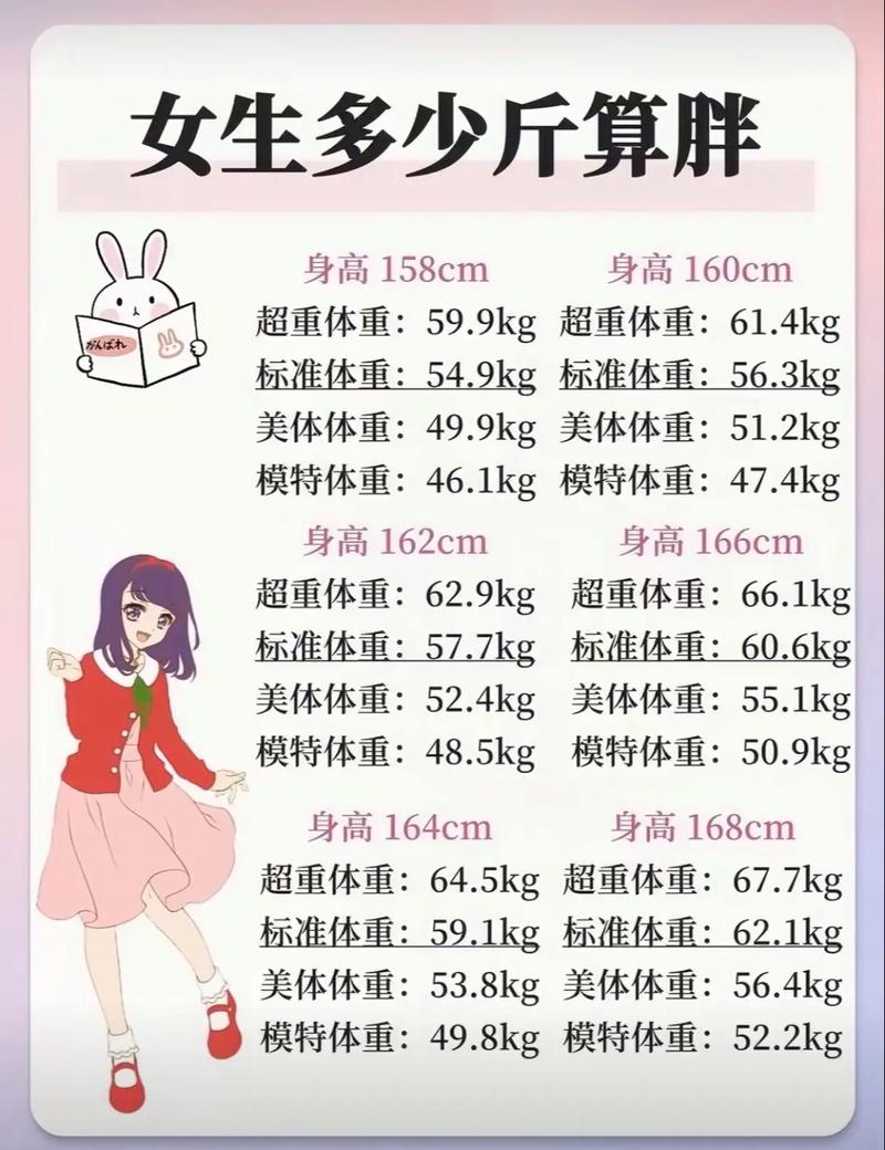 减重多少斤能让女性看起来更养眼呢？