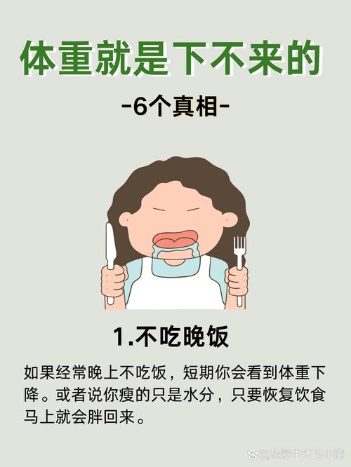 为什么我坚持少吃多动，体重却依然没有明显下降呢？