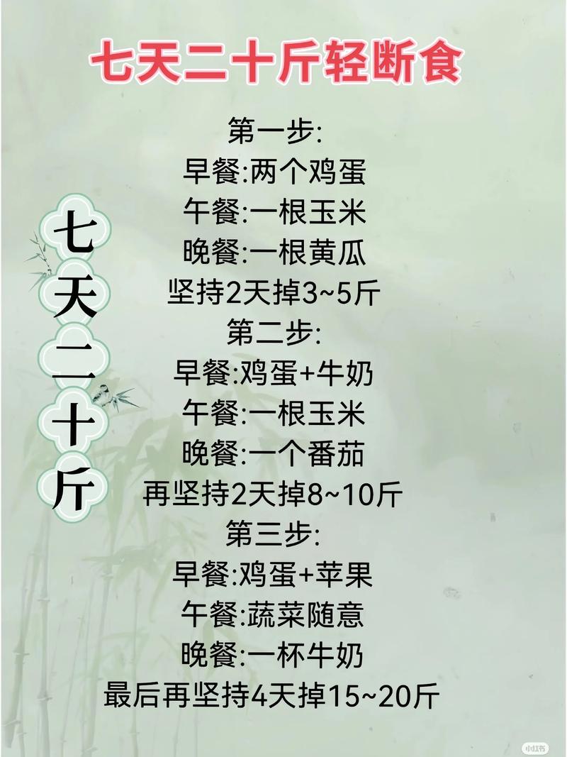 10天减4斤健康减肥食谱推荐，适合初学者的是？