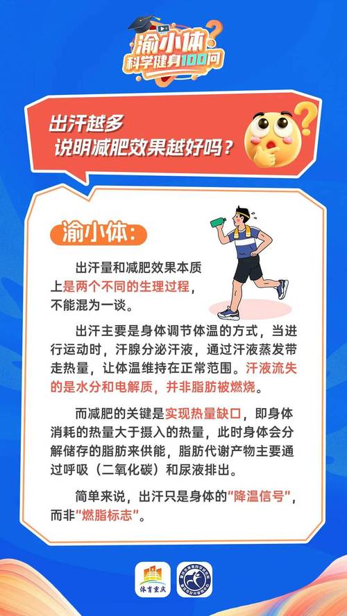 出汗多是否就意味着减脂效果显著？