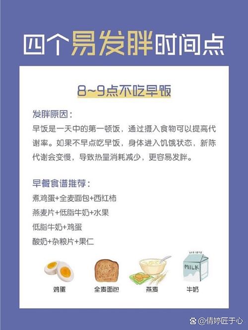 一天中哪些时刻最容易导致发胖呢？你了解吗？