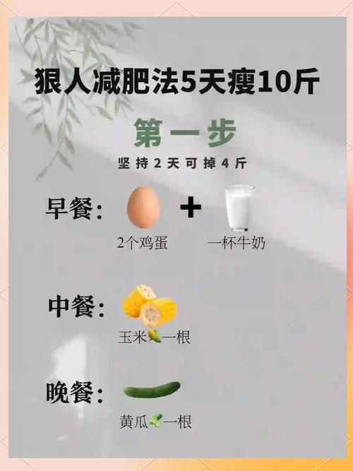 十天瘦五斤的减肥方法真的可行吗？