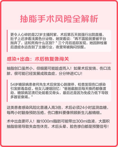 抽脂手术真的危害很大吗？减肥MM们做手术前需谨慎考虑？