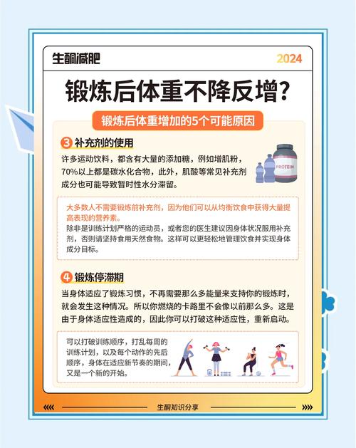 为什么运动后体重不降反而有所增加呢？