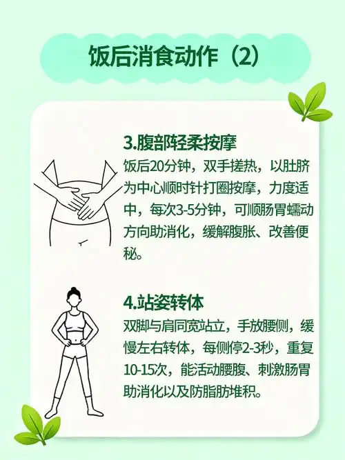 饭后做什么可以有效地预防形成胖肚子？