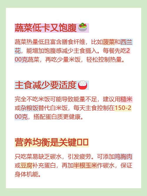 多吃菜少吃饭真的能帮助减肥吗？