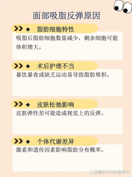 面部吸脂后为什么不会反弹，效果能持久吗？