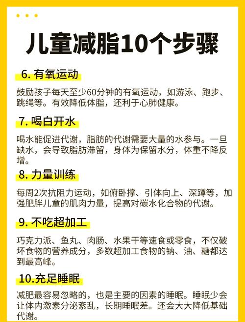 儿童减肥时有哪些注意事项需要特别注意？
