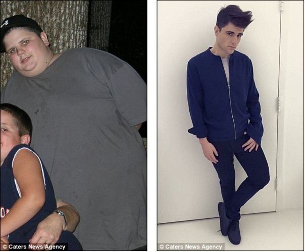 这位300斤美国男子是如何成功瘦身，华丽变身成为花美男的？