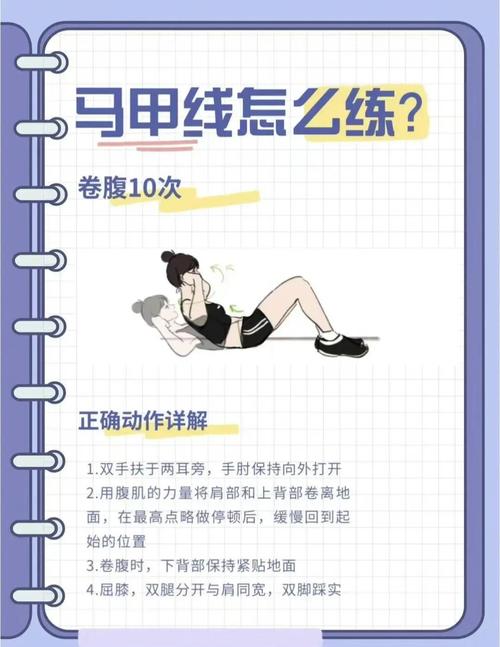 如何快速练出迷人的马甲线？