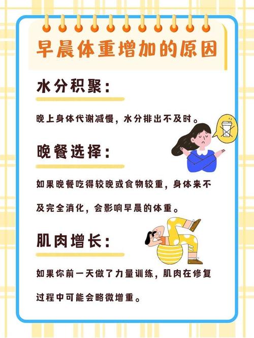 为什么早晨起床后体重会不寻常地有所增加？