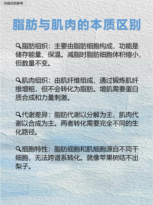 经常锻炼后脂肪会完全转化为肌肉吗？