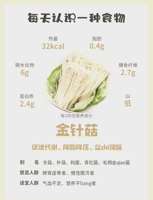 吃金针菇减肥有哪些具体健康益处？