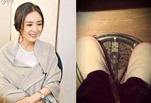 杨幂怀孕体重首次突破50公斤了吗？