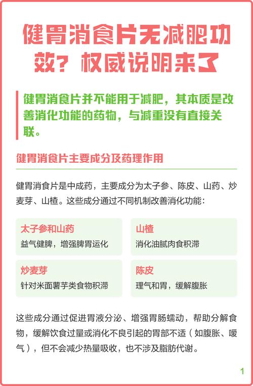 吃消食片真的能帮助减肥吗？