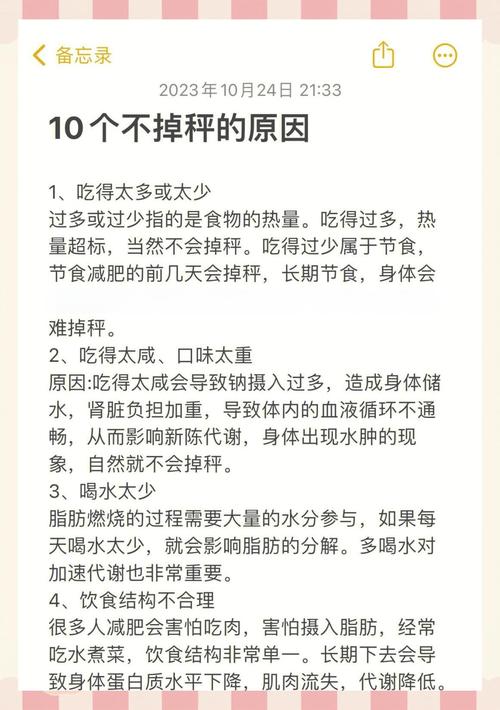 为什么我努力减肥却始终无法减掉多余体重？